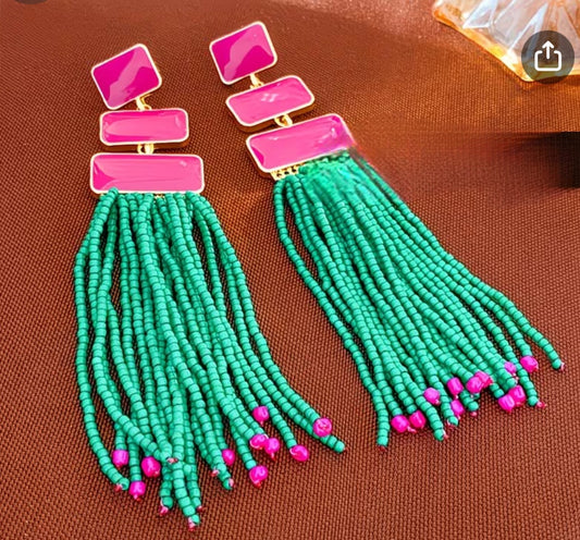 Rosy earrings